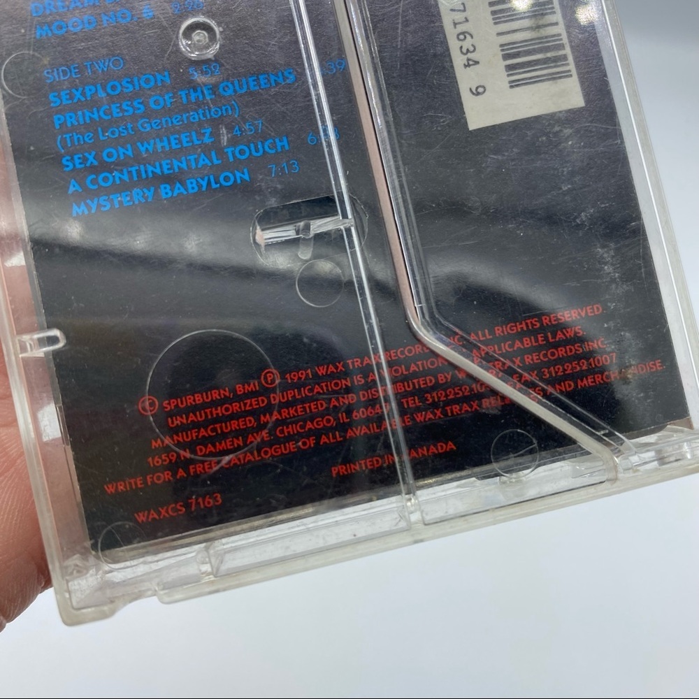 Vintage 1991 Sexplosion: My Life with the Thrill Kill Kult Cassette Tape - Picture 3 of 7